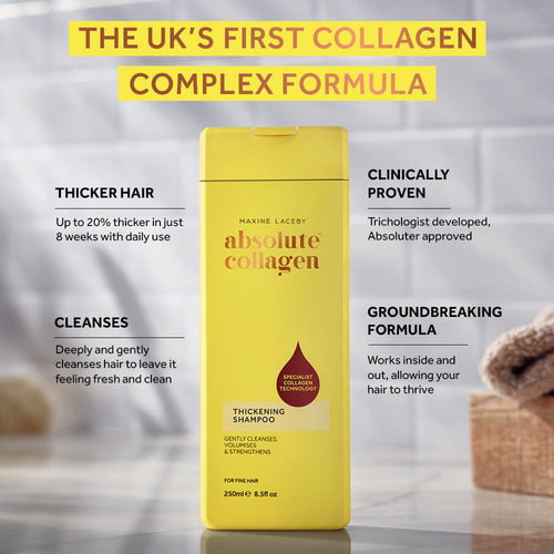 Collagen Complex Hair Thickening Shampoo, 250ml